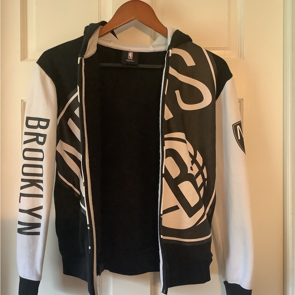 Officially licensed NBA NETS full zip hoodie excellent condition